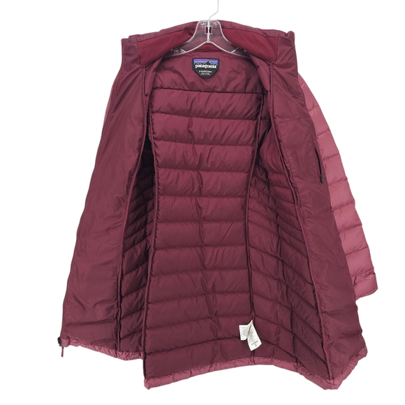 PATAGONIA Women's Tres 3-in-1 Parka Jacket Burgundy Maroon Red SMALL - Picture 10 of 13